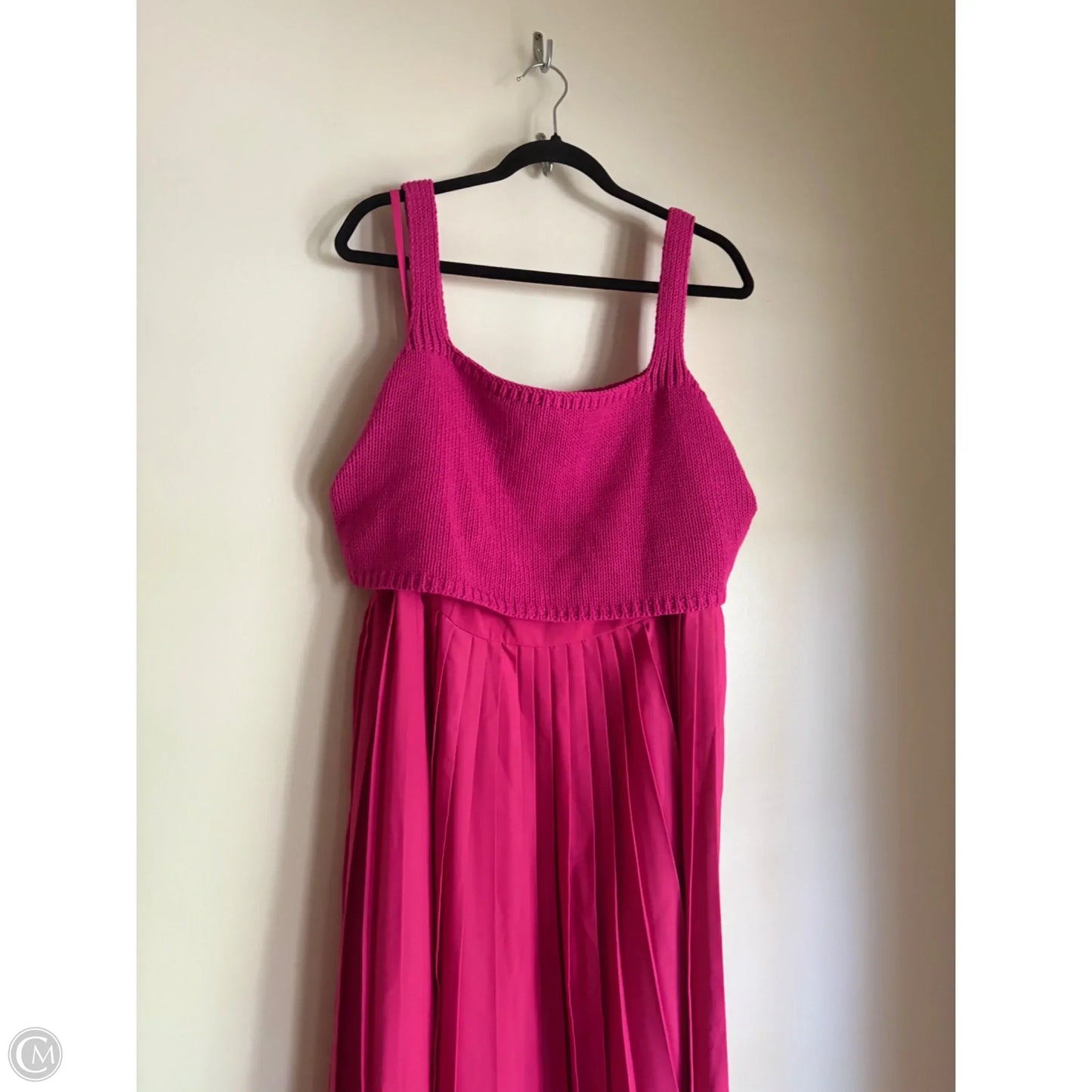 Dress Party Long By Anthropologie In Pink, Size: 1x