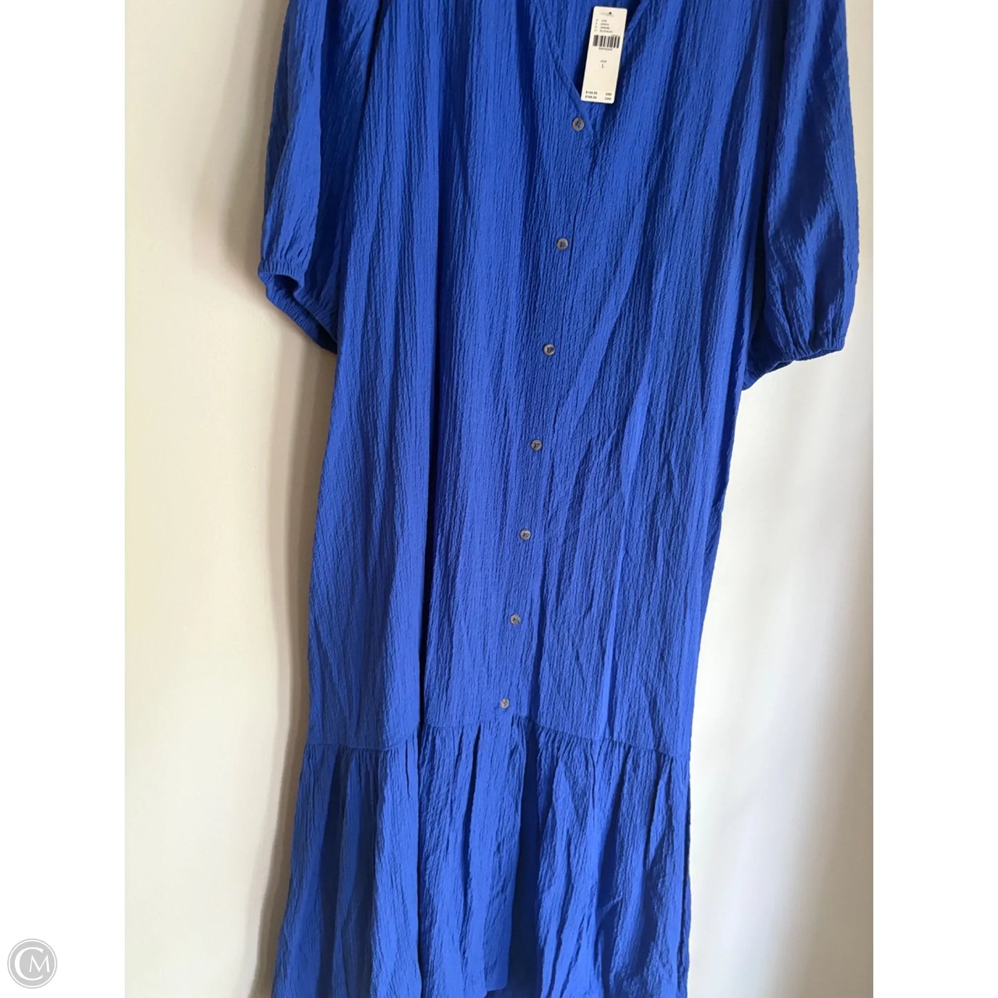 Dress Casual Maxi By Maeve In Blue, Size: L