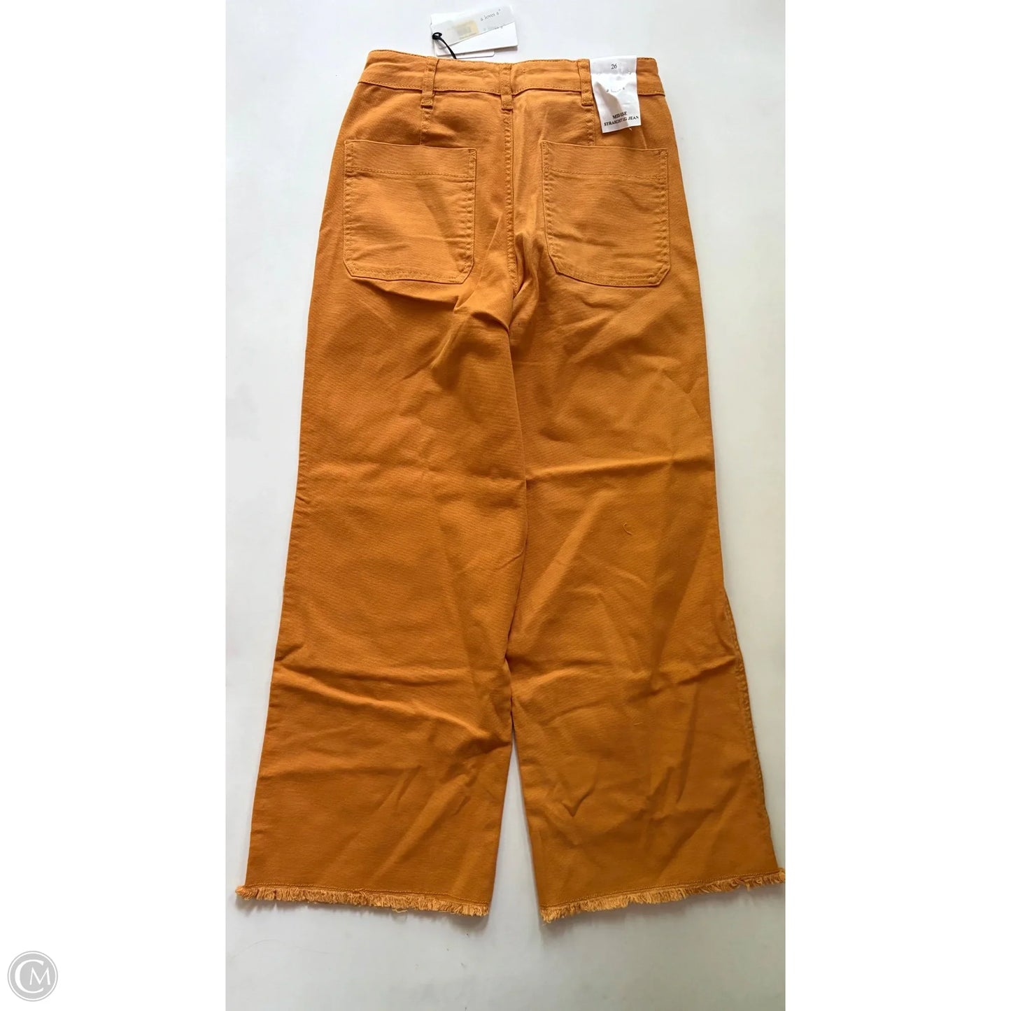 Jeans Straight By A Loves A In Yellow, Size: 2