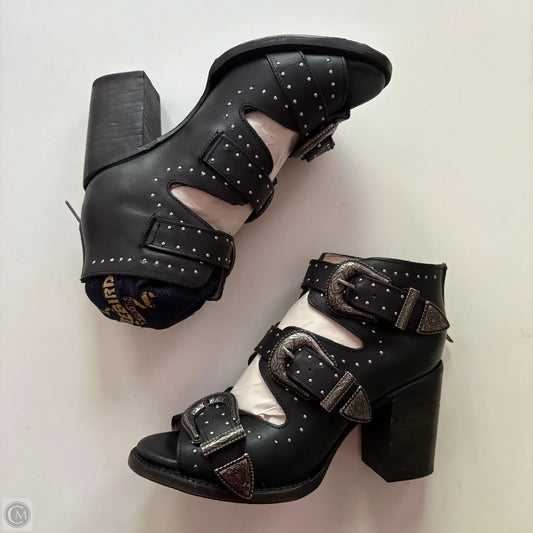 Shoes Heels Block By Freebird In Black, Size: 10