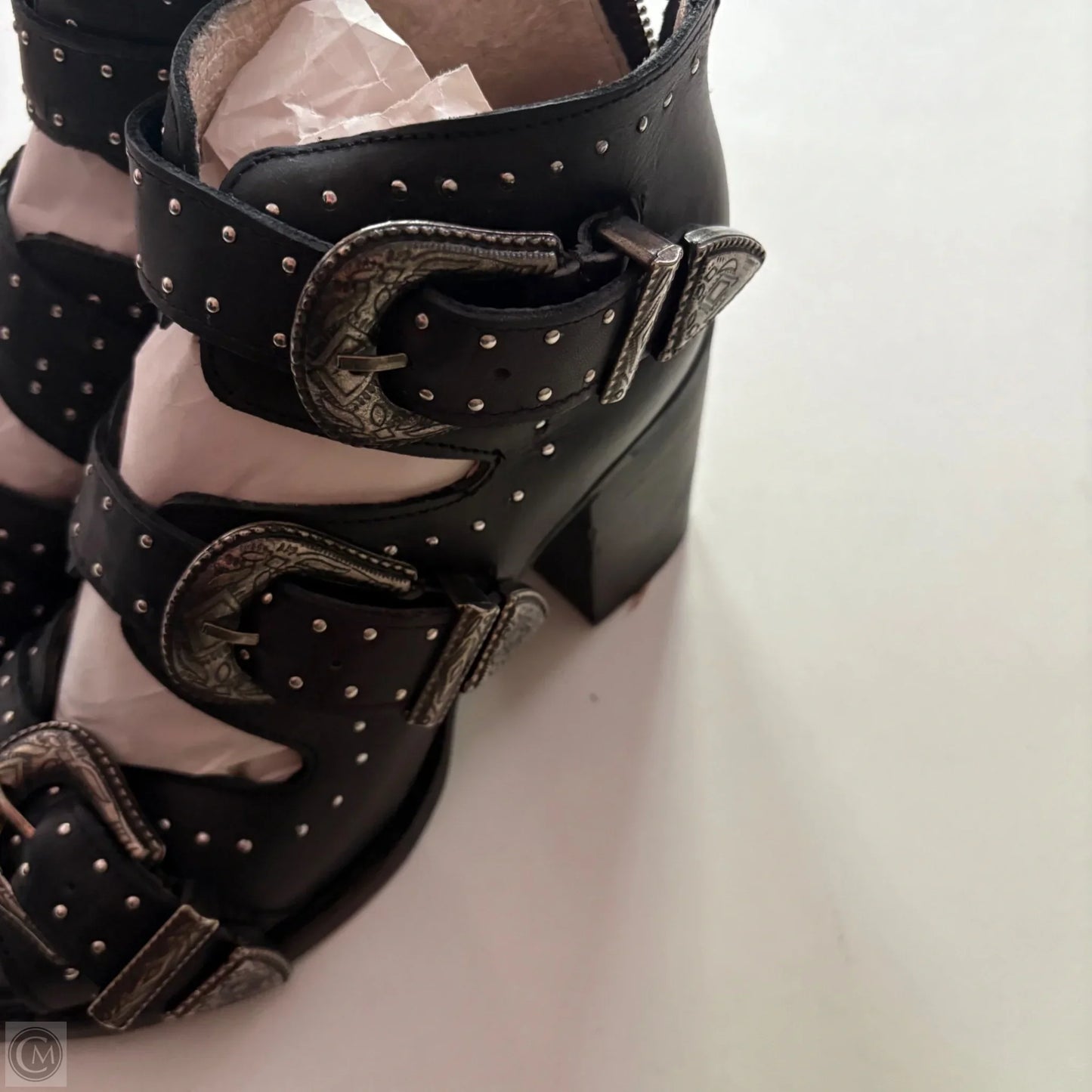 Shoes Heels Block By Freebird In Black, Size: 10