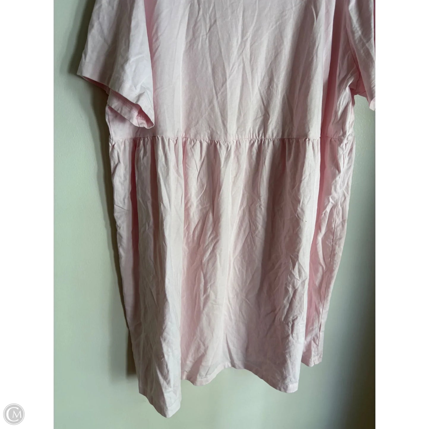 Dress Casual Midi By H&m In Pink, Size: 3x