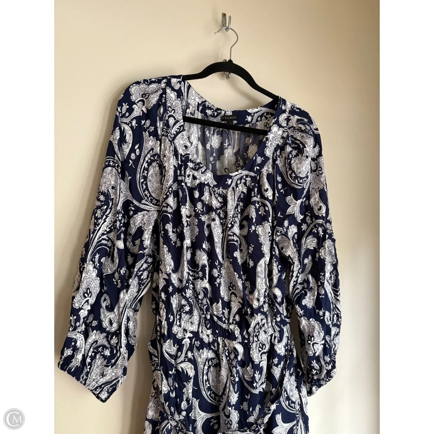 Dress Work By Talbots In Navy, Size: L