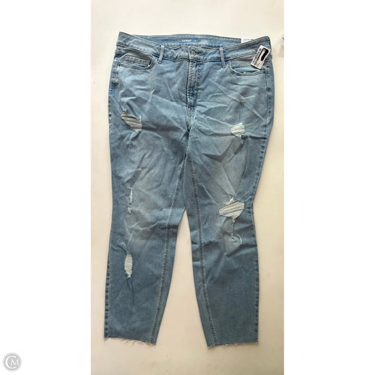 Jeans Straight By Old Navy In Blue, Size: 20