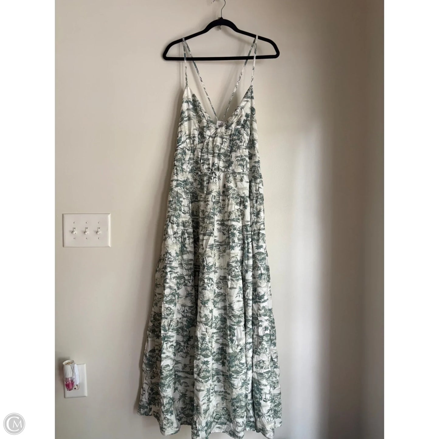 Dress Casual Maxi By Abercrombie And Fitch In Green, Size: Xl