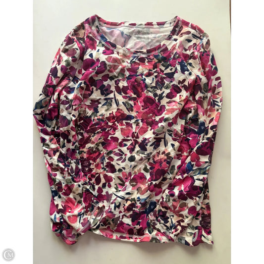 Top Long Sleeve By Talbots In Multi-colored, Size: Xl