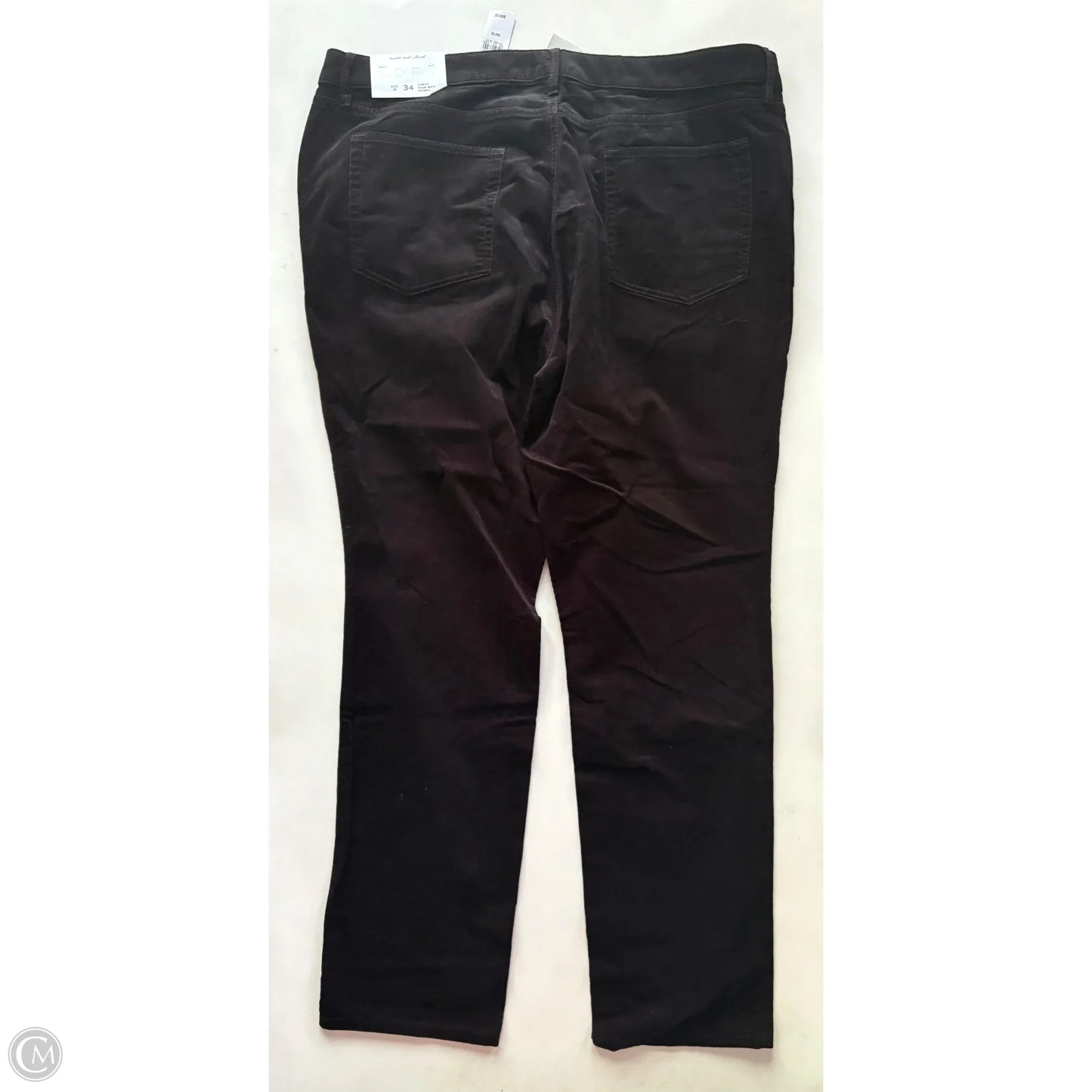 Pants Corduroy By Loft In Black, Size: 18