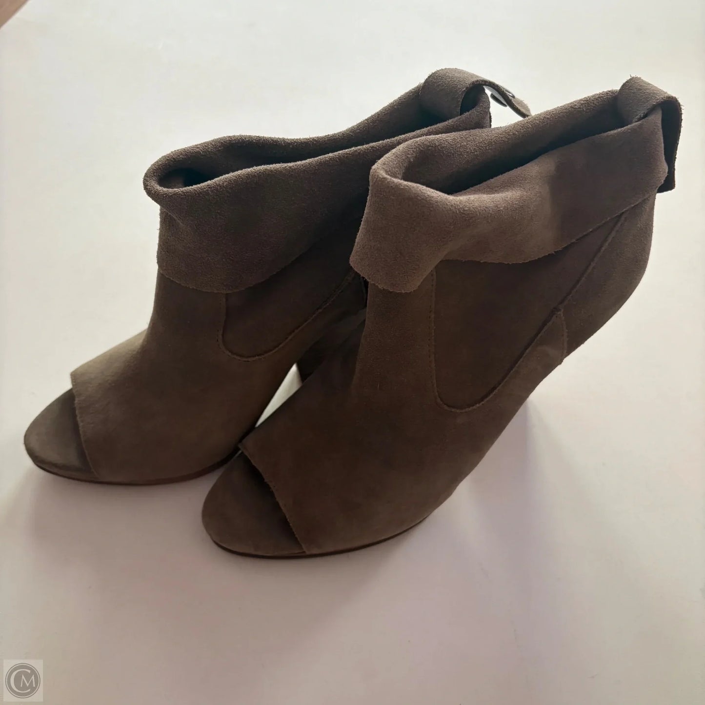 Boots Ankle Heels By Vince Camuto In Brown, Size: 7