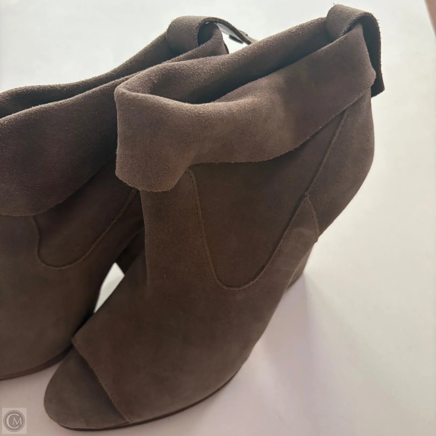 Boots Ankle Heels By Vince Camuto In Brown, Size: 7