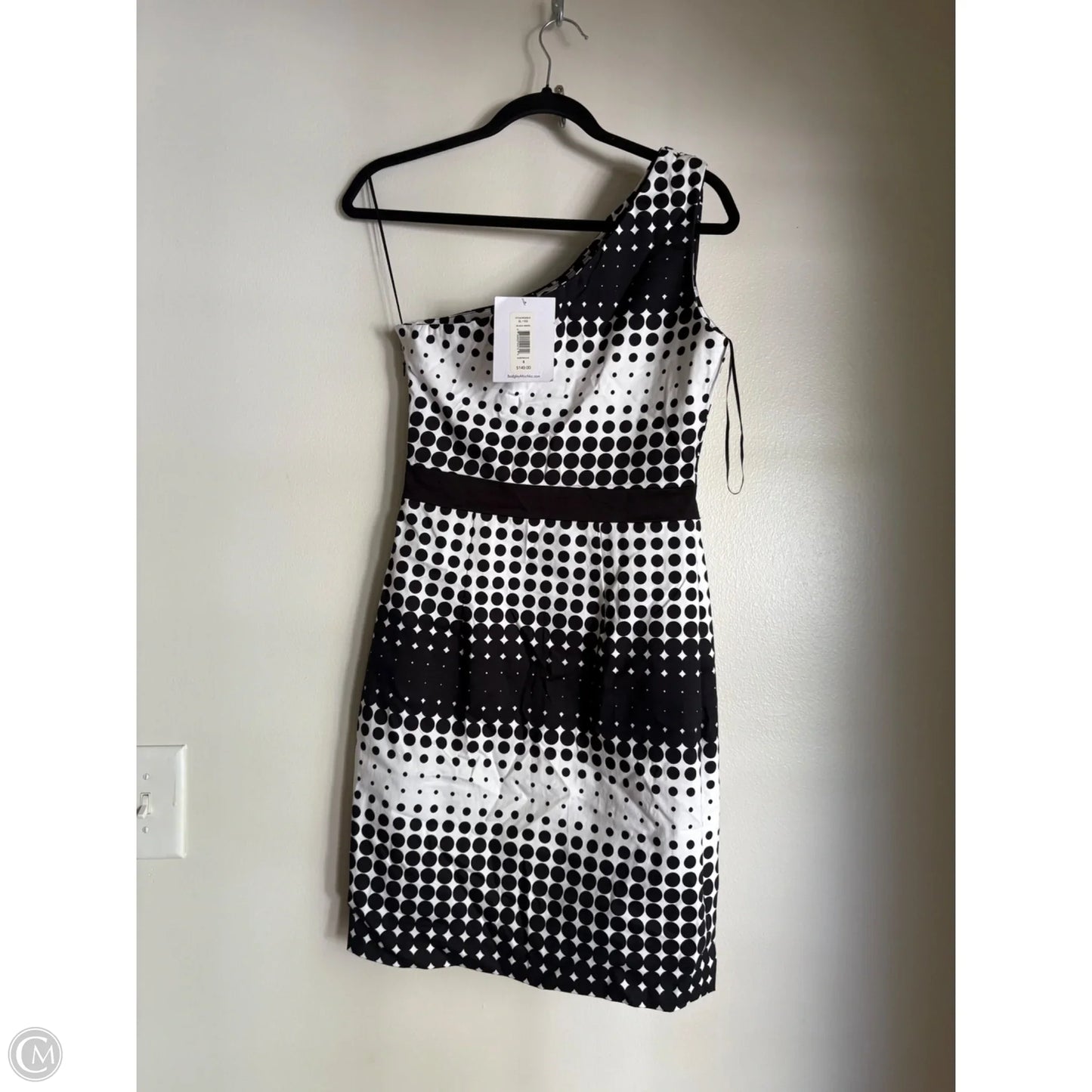 Dress Party Midi By Belle In Polkadot Pattern, Size: S