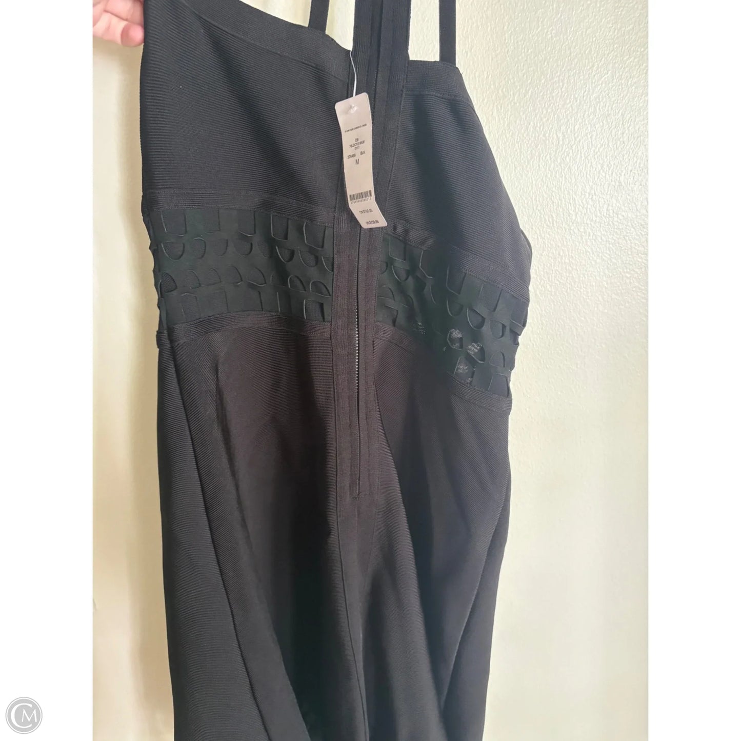 Dress Party Midi By Bebe In Black, Size: M