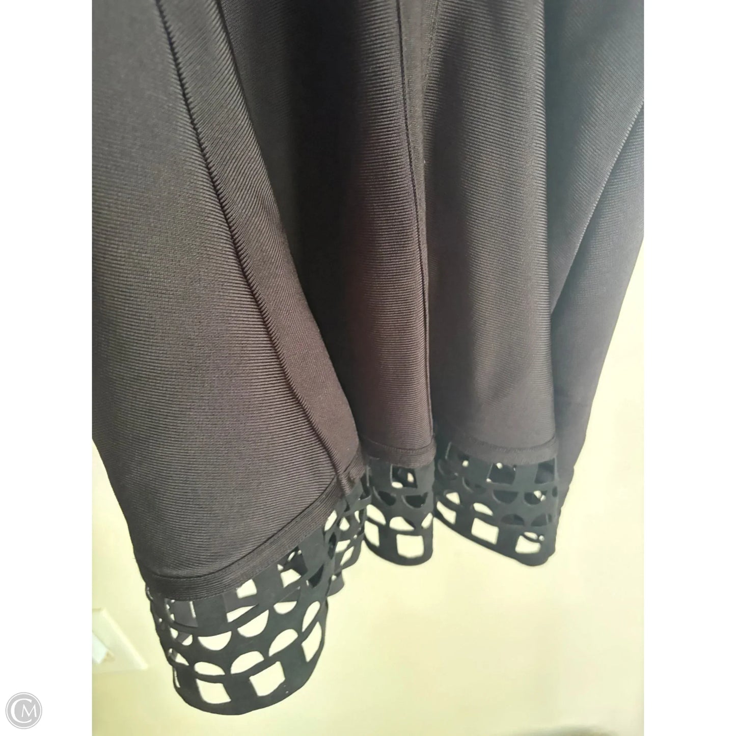 Dress Party Midi By Bebe In Black, Size: M