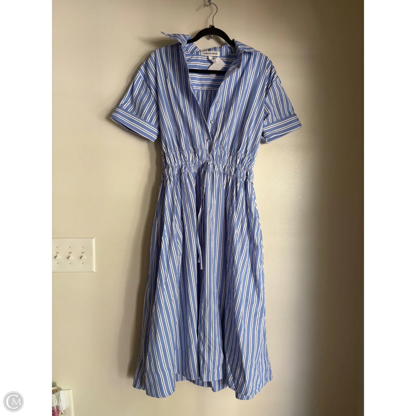 Dress Casual Maxi By Harlow & Rose In Striped Pattern, Size: M