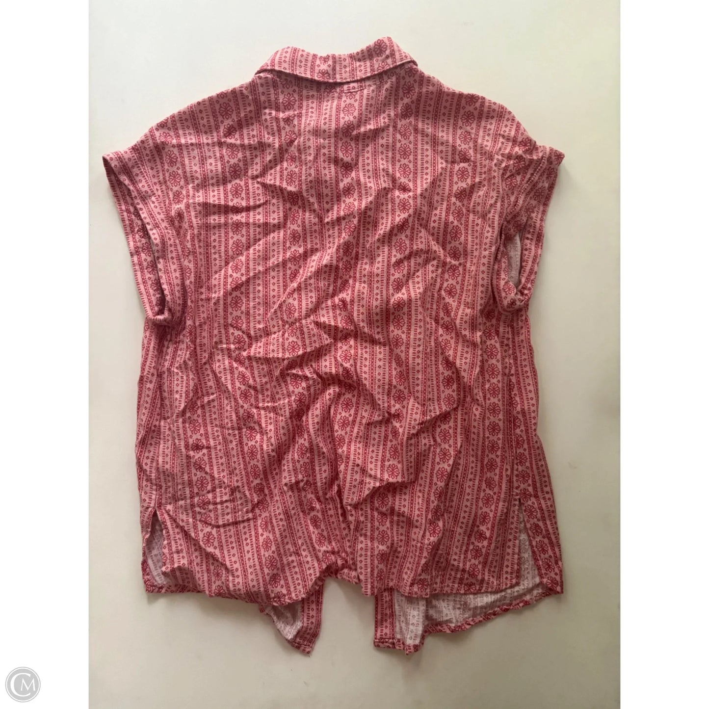 Top Short Sleeve By True Craft In Red, Size: M