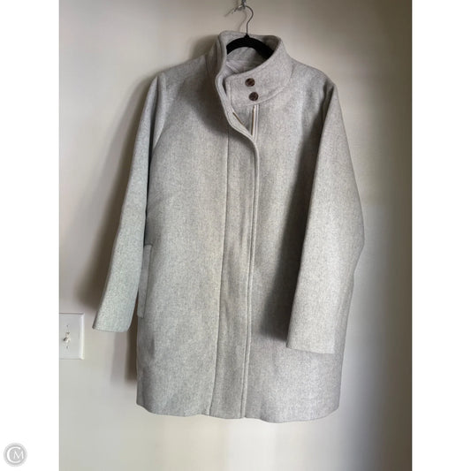 Coat Wool By J. Crew In Grey, Size: 1x