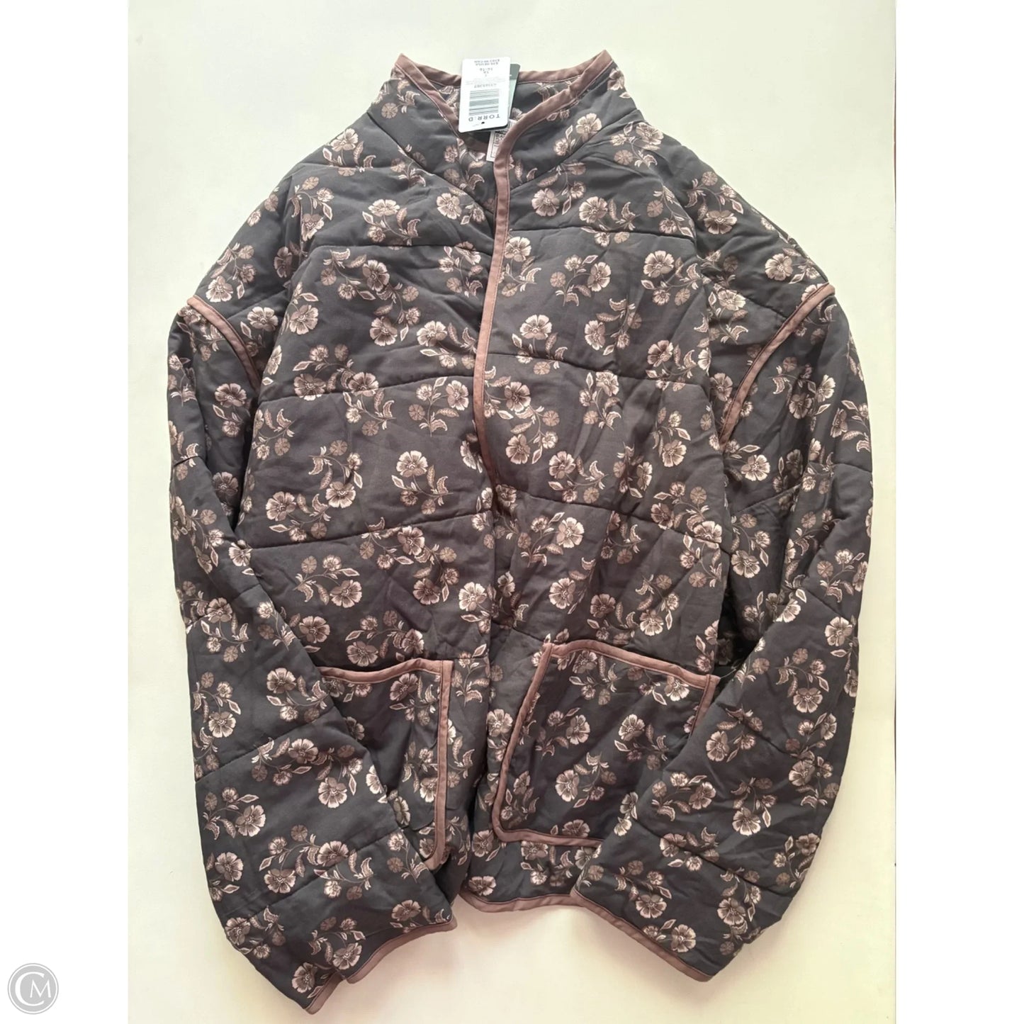 Blazer By Torrid In Floral Print, Size: 1x