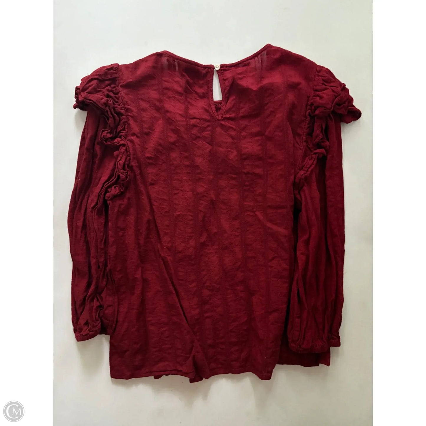 Top Long Sleeve By Universal Thread In Red, Size: Xl