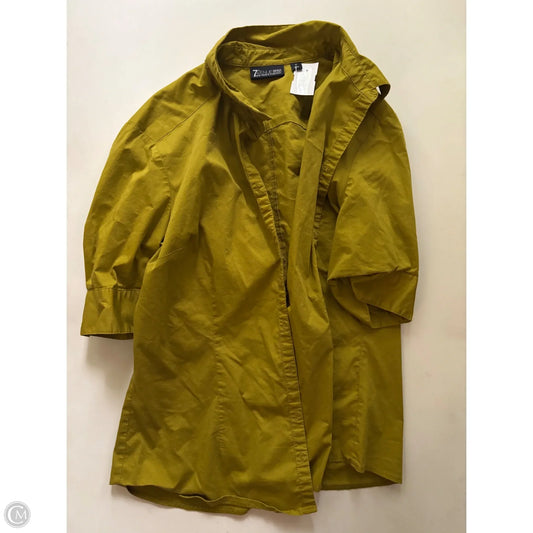 Top Short Sleeve By New York Jean Company In Green, Size: Xl