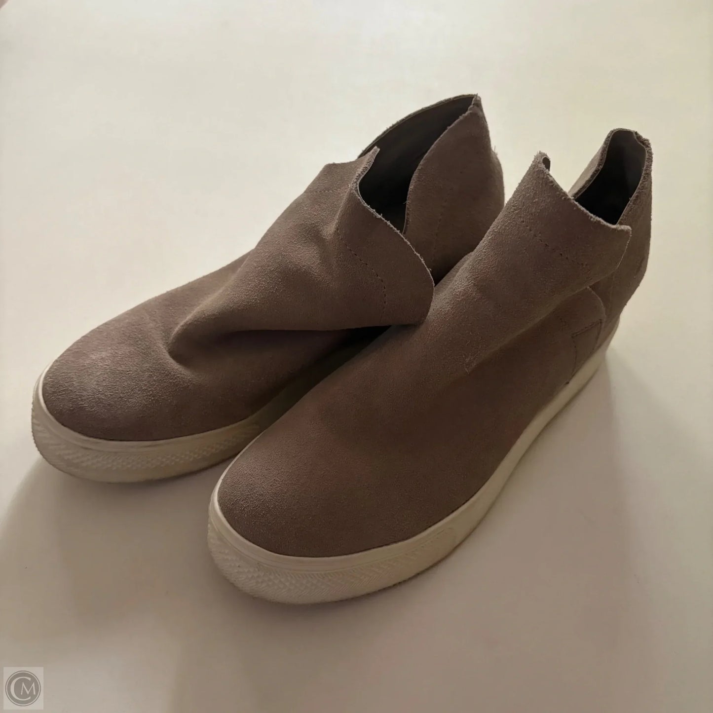 Boots Ankle Flats By Steve Madden In Taupe, Size: 5