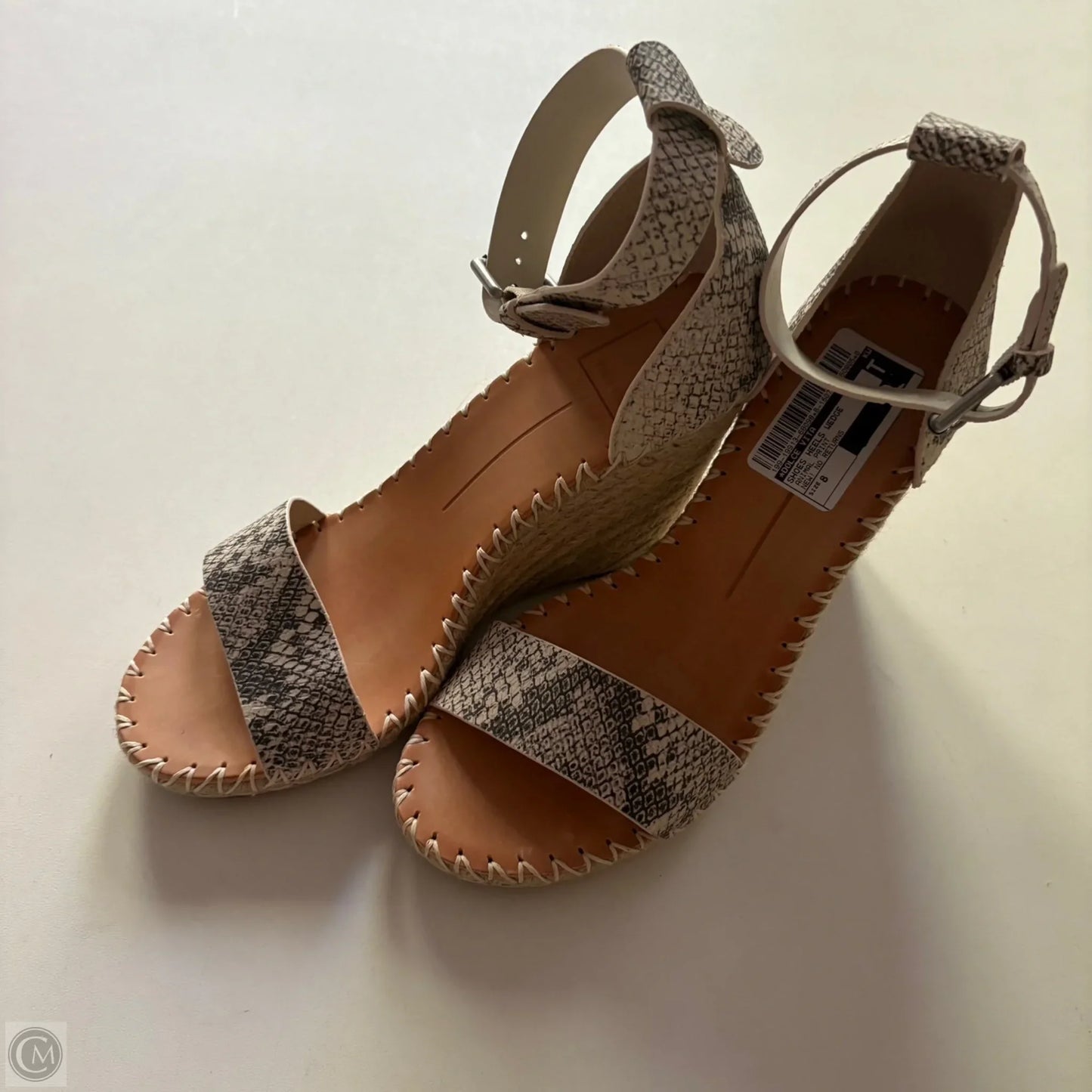 Shoes Heels Wedge By Dolce Vita In Animal Print, Size: 8