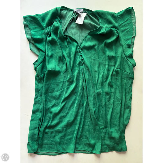Blouse Short Sleeve By Carolina Belle In Green, Size: 1x