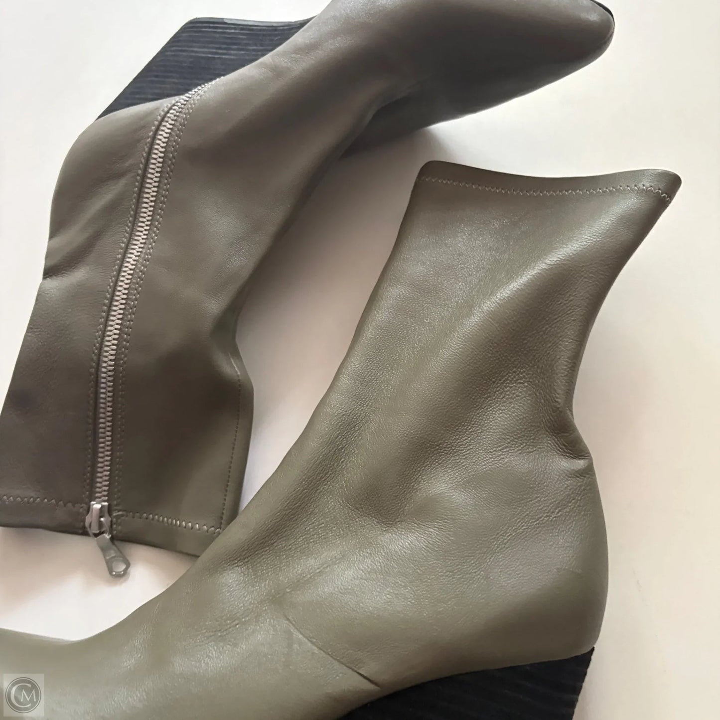 Boots Ankle Heels By Rag And Bone In Green, Size: 7.5