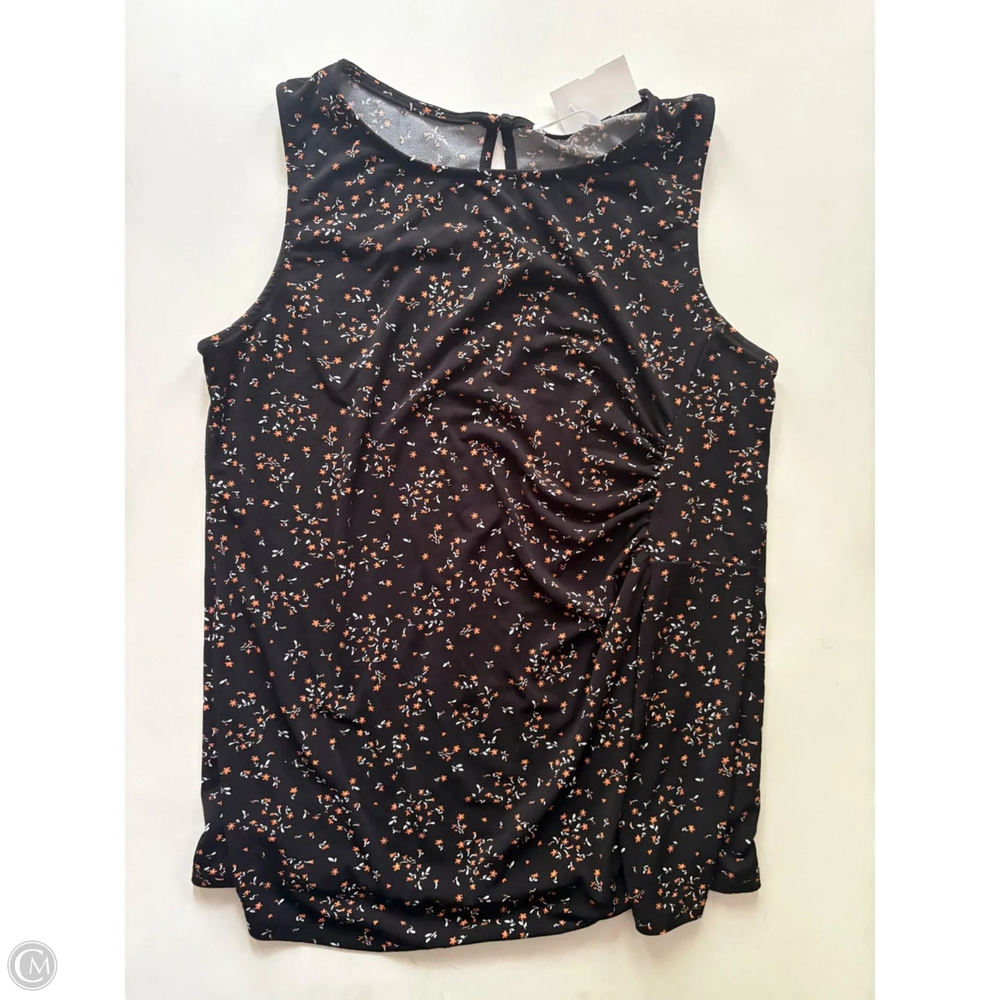 Top Sleeveless By Kaleigh In Black, Size: L