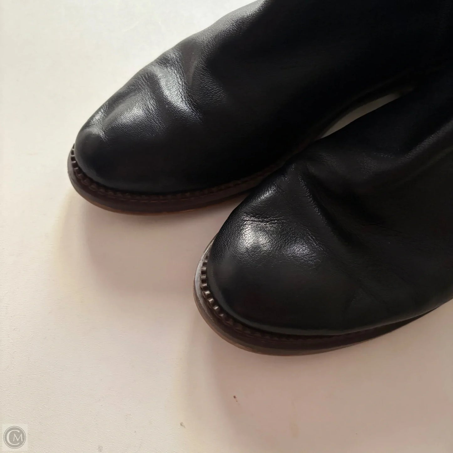 Boots Ankle Heels By Franco Sarto In Black, Size: 8