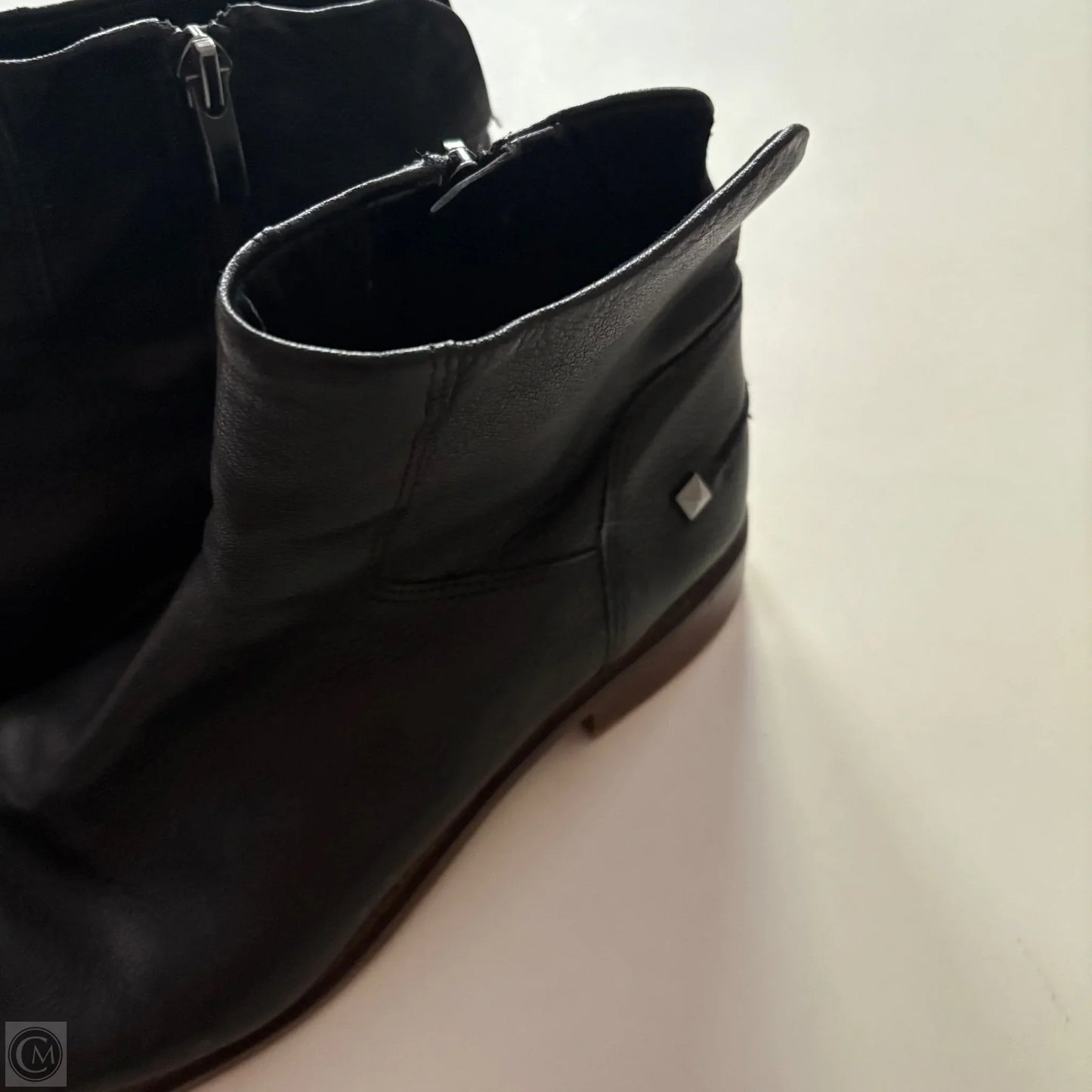 Boots Ankle Heels By Franco Sarto In Black, Size: 8