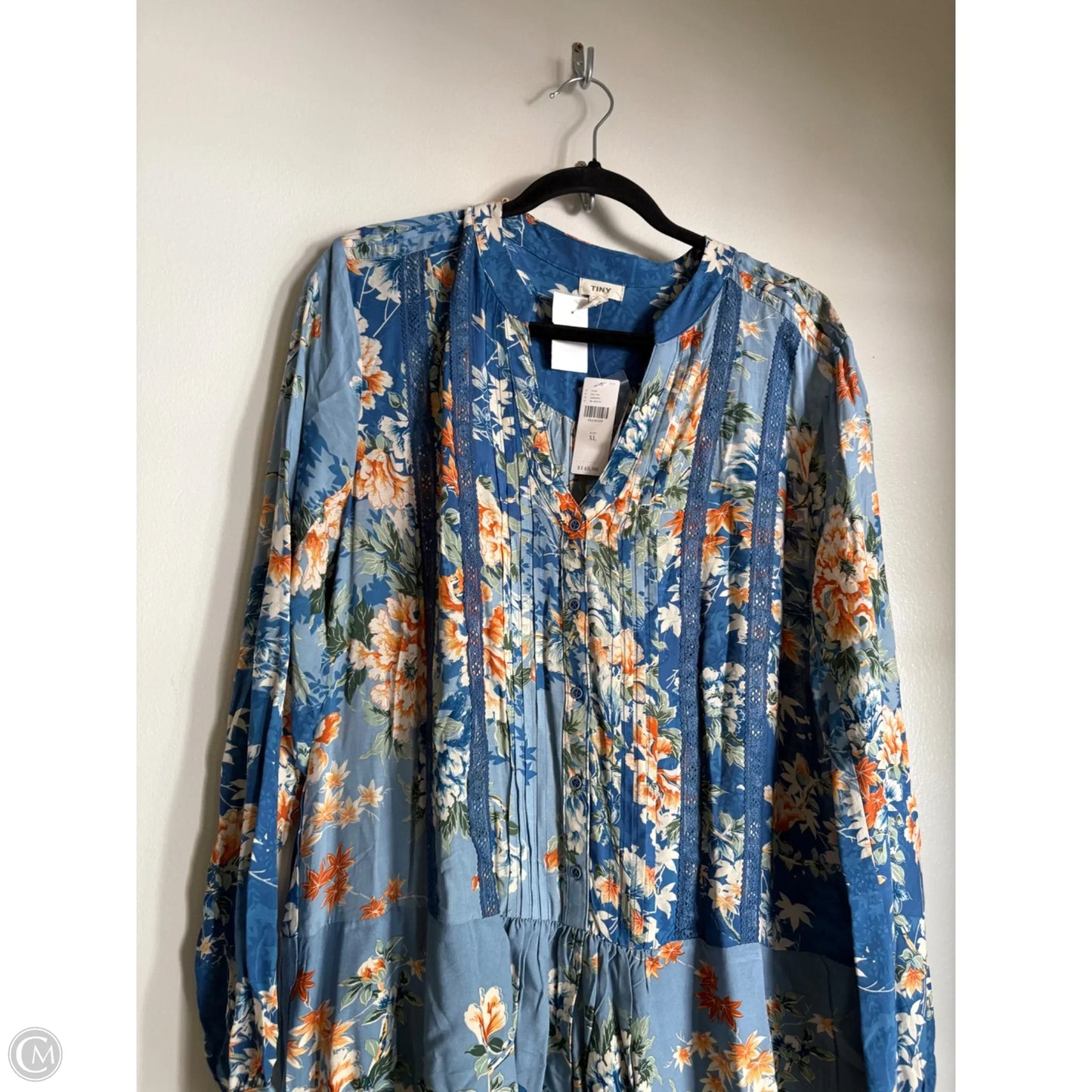 Dress Casual Short By Tiny In Floral Print, Size: Xl