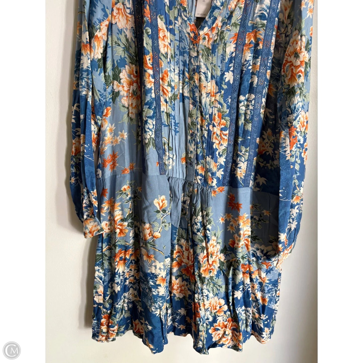 Dress Casual Short By Tiny In Floral Print, Size: Xl