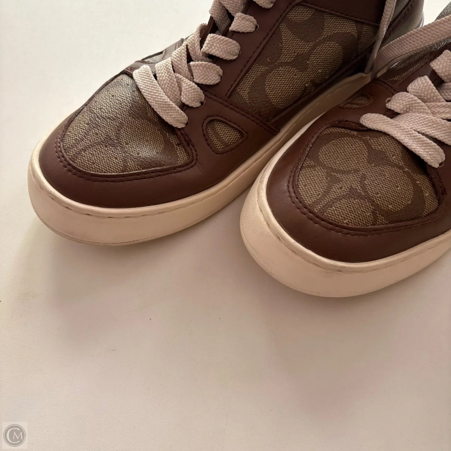 Boots Designer By Coach In Brown, Size: 7