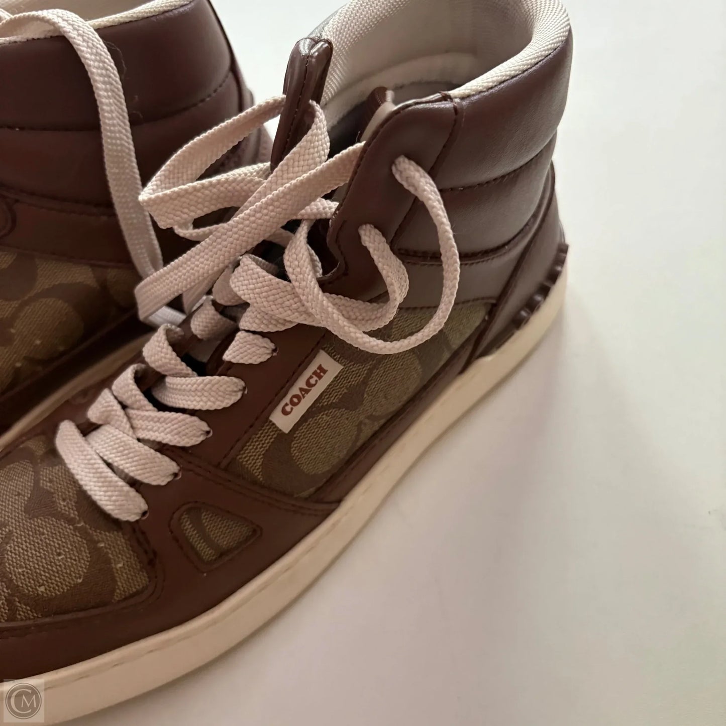 Boots Designer By Coach In Brown, Size: 7