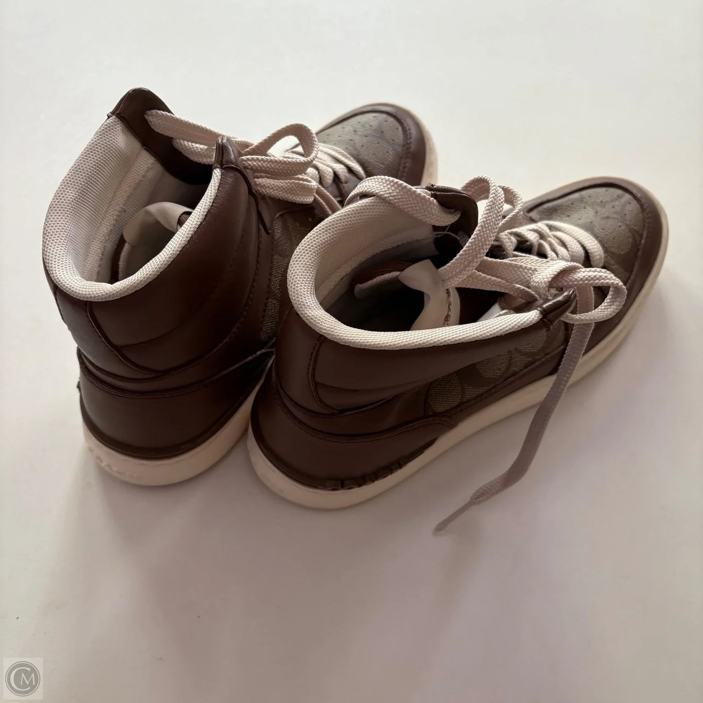 Boots Designer By Coach In Brown, Size: 7