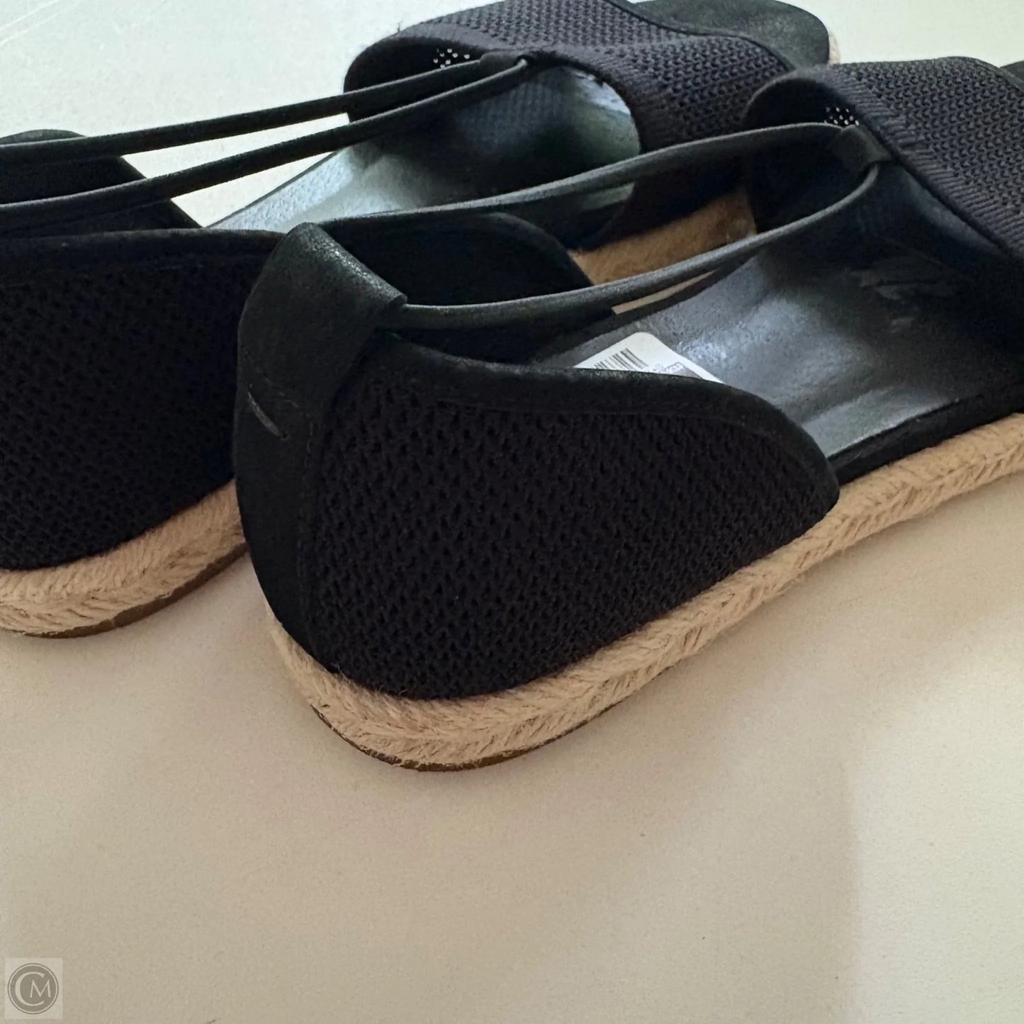 Sandals Flats By Eileen Fisher In Black, Size: 9