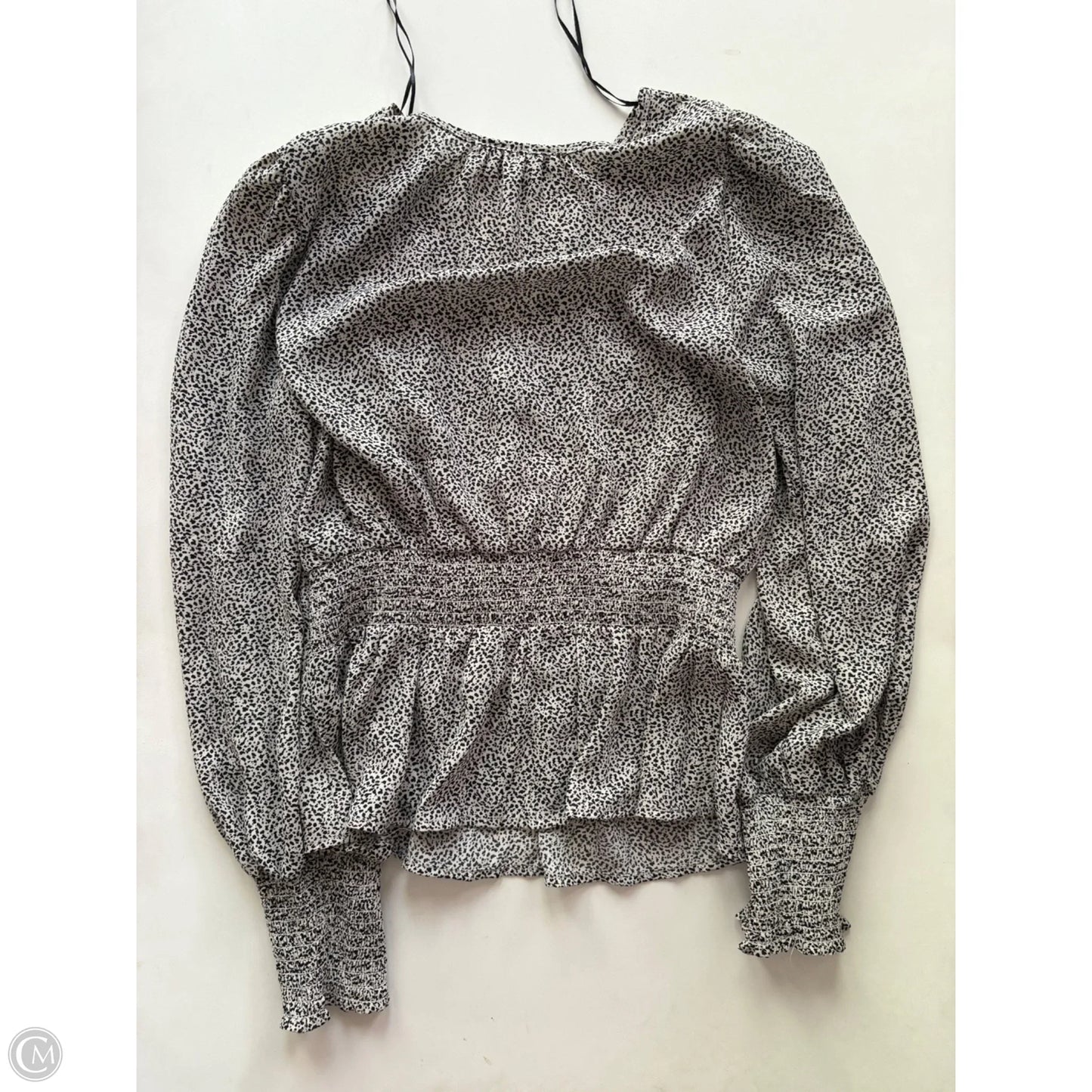 Blouse Long Sleeve By Sienna Sky In Animal Print, Size: M