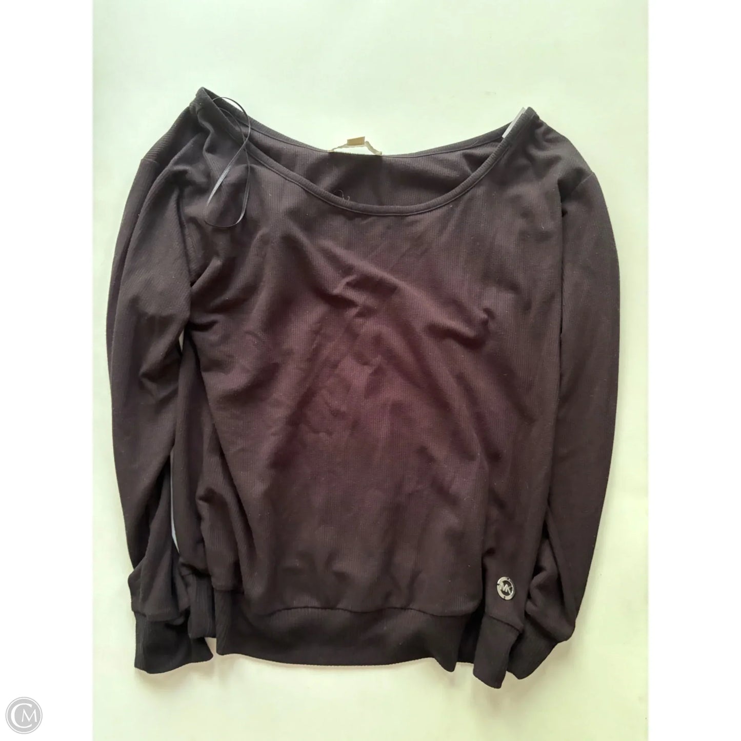 Top Long Sleeve By Michael Kors In Black, Size: M