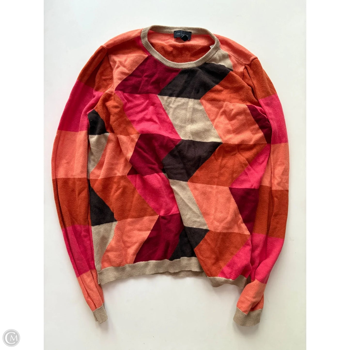 Top Long Sleeve By New York And Co In Plaid Pattern, Size: M