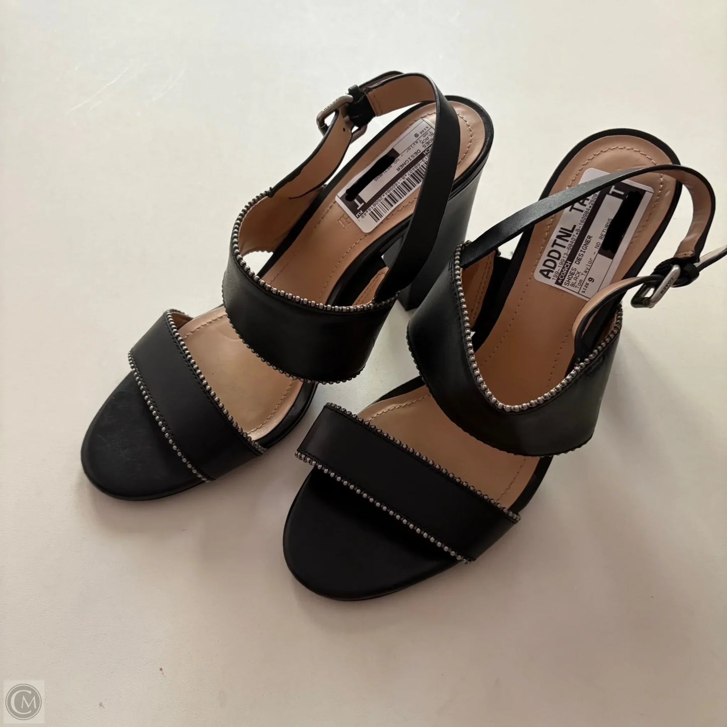 Shoes Designer By Coach In Black, Size: 9