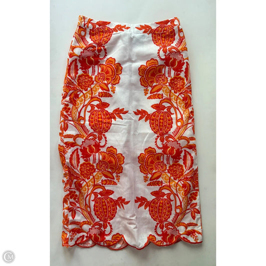 Skirt Maxi By Cato In Orange, Size: 4