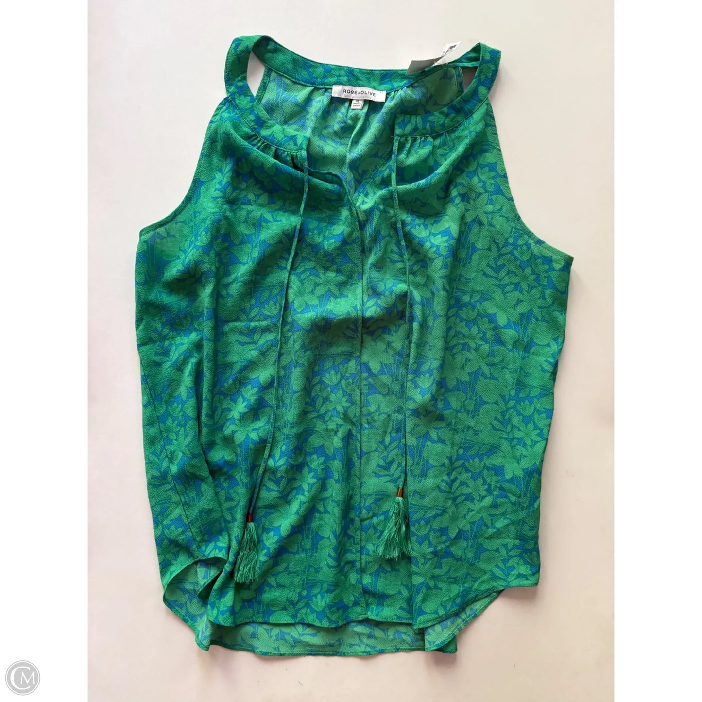 Blouse Long Sleeve By Rose And Olive In Multi-colored, Size: M