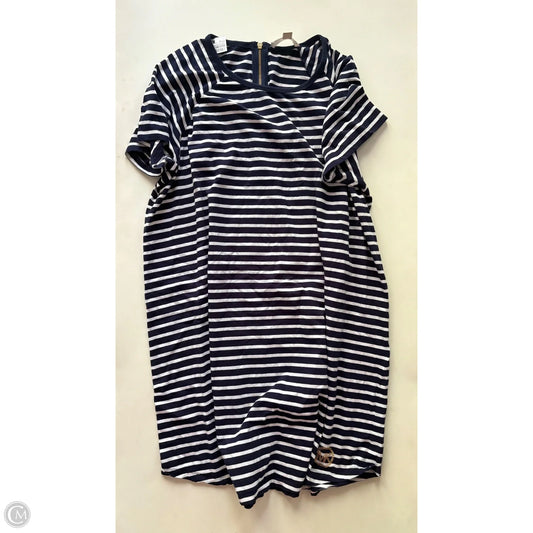 Dress Designer By Michael Kors In Striped Pattern, Size: 2x