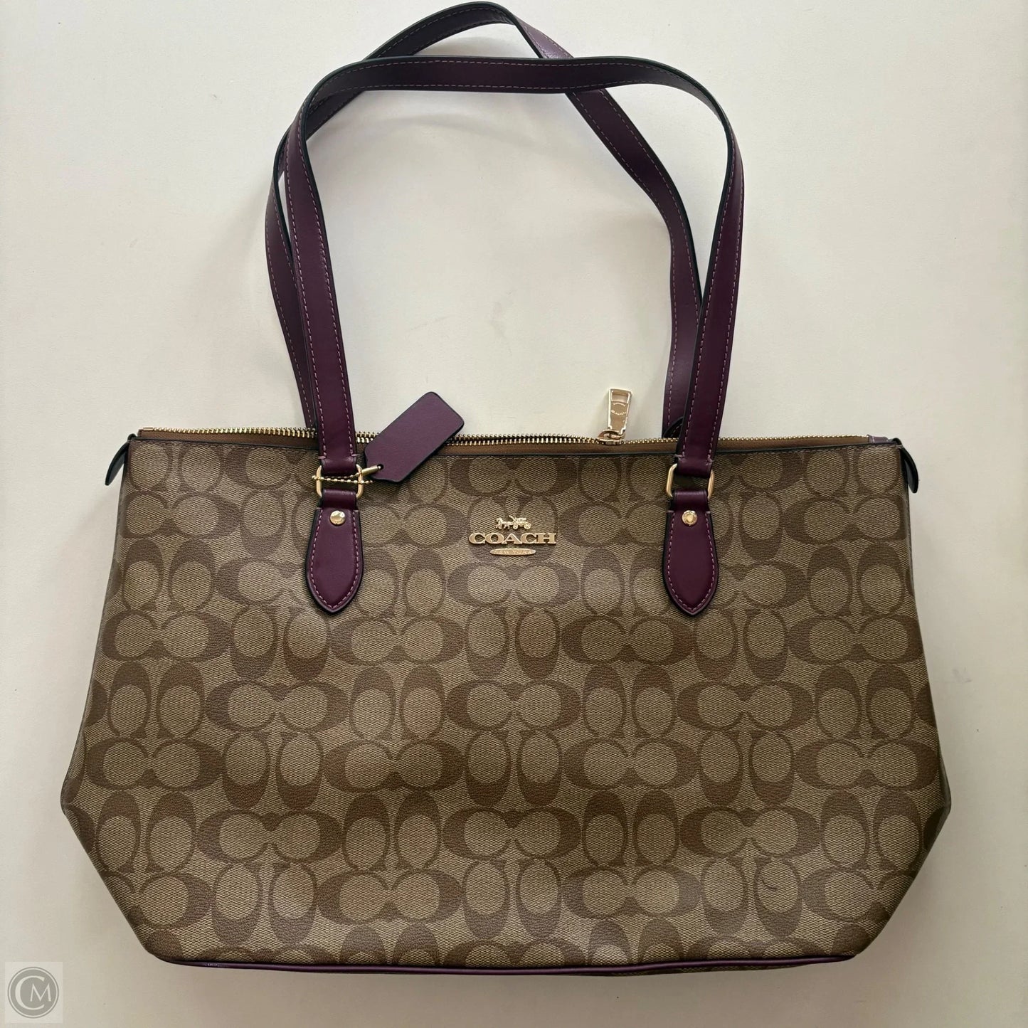 Handbag Designer By Coach, Size: Large