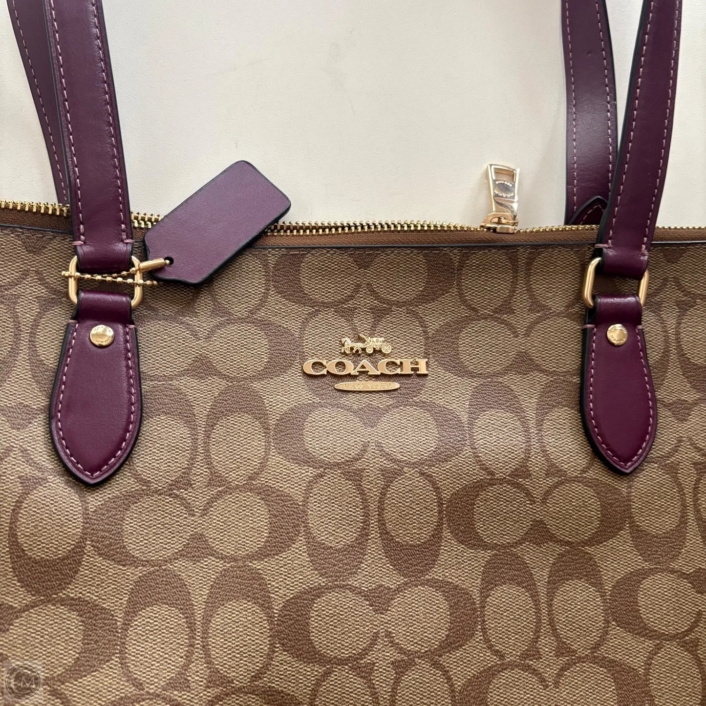 Handbag Designer By Coach, Size: Large