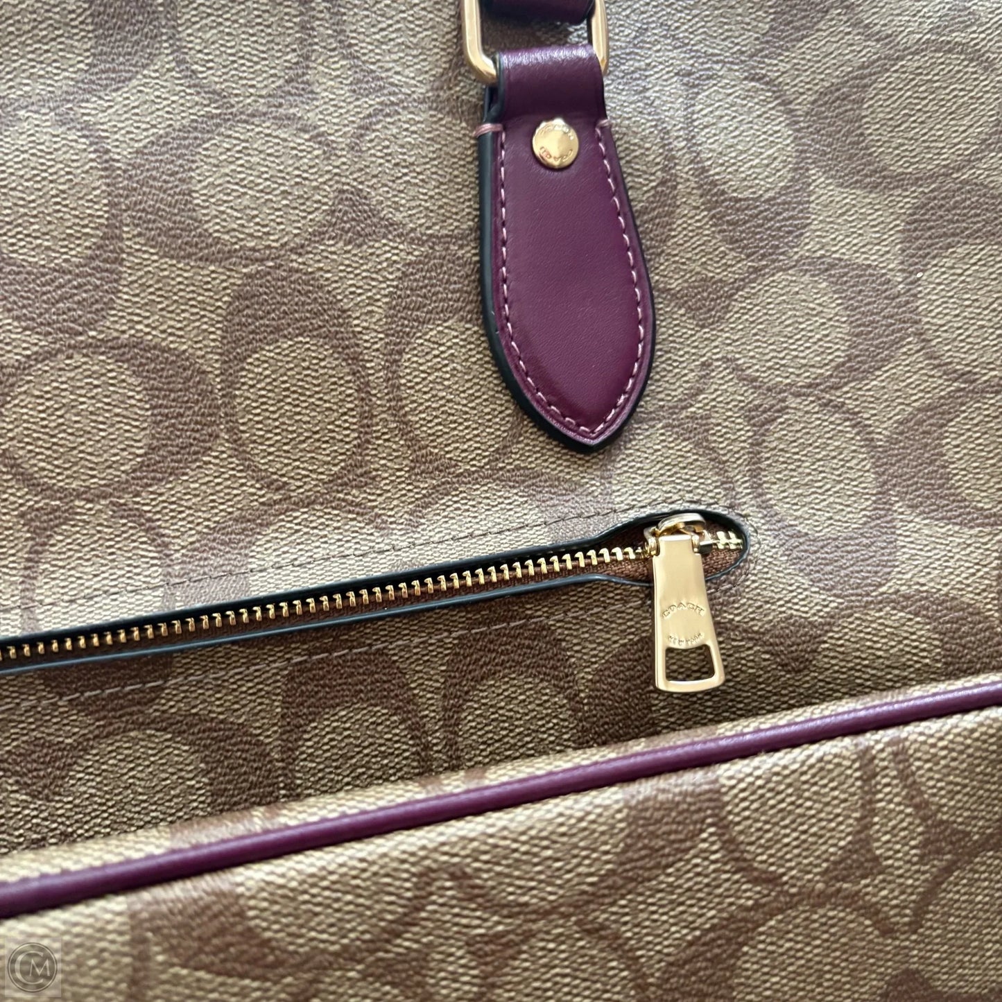 Handbag Designer By Coach, Size: Large