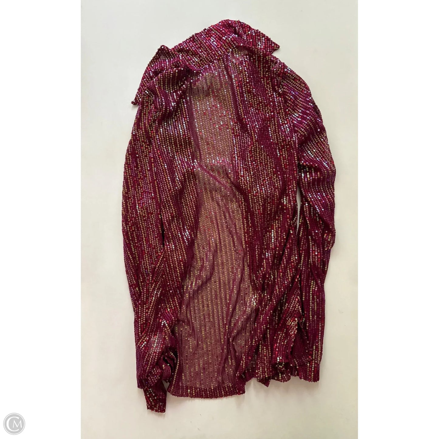 Blouse Long Sleeve By Free People In Red, Size: L