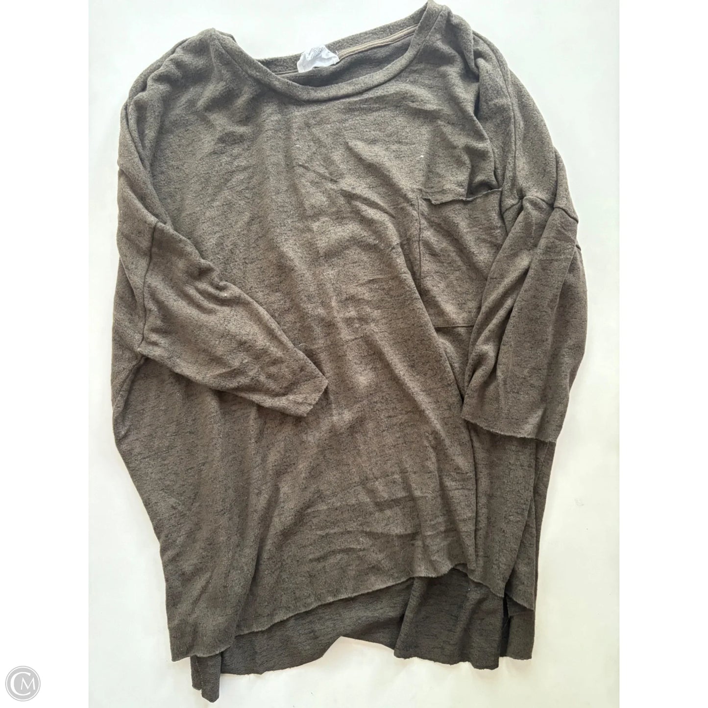 Top Long Sleeve By Republic In Green, Size: 2x