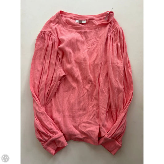 Top Long Sleeve By On 34th In Pink, Size: 2x