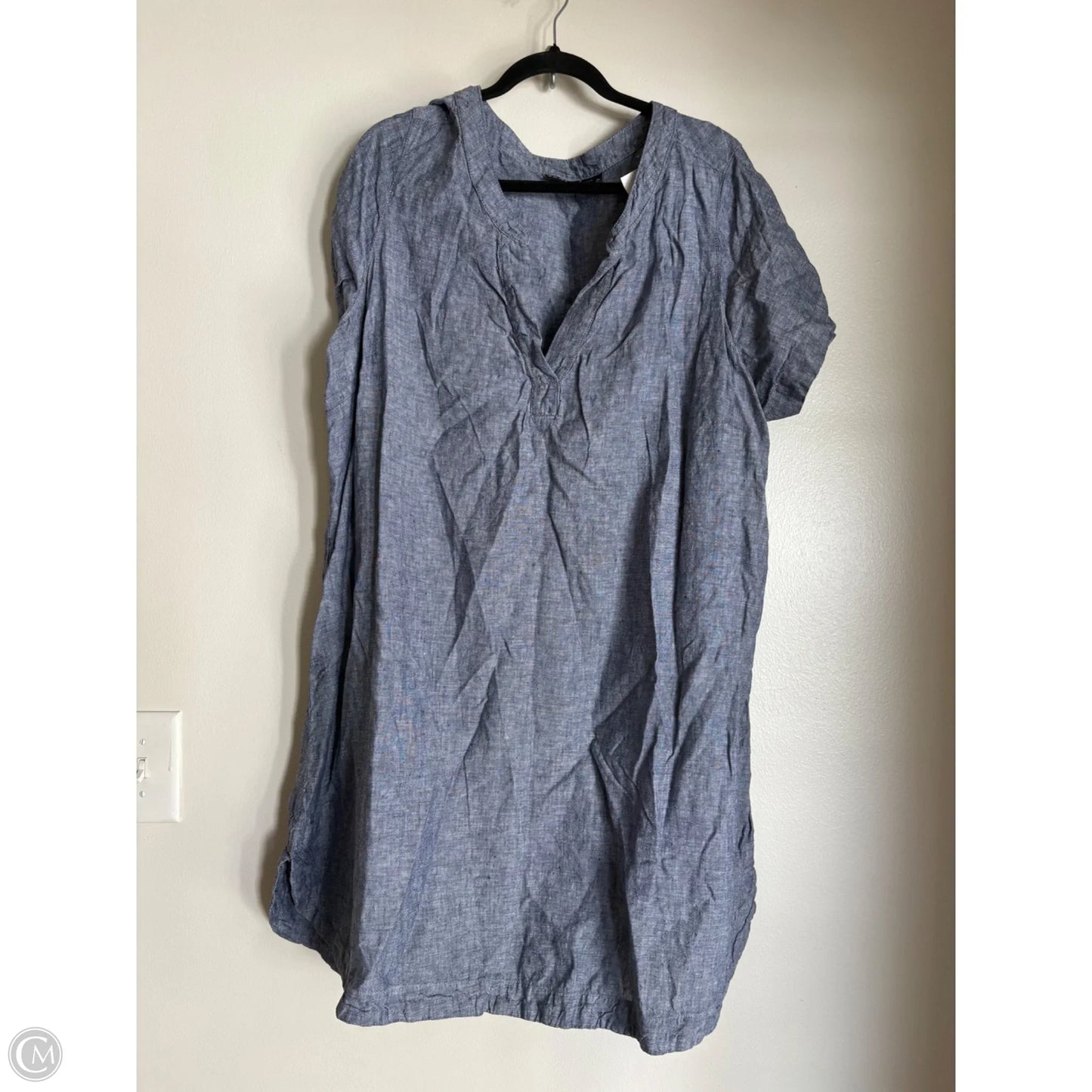 Dress Work By Tahari By Arthur Levine In Blue, Size: 2x