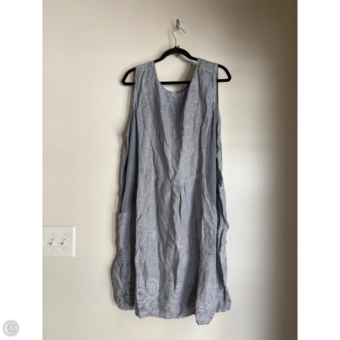 Dress Work By Lungo In Blue, Size: 3x